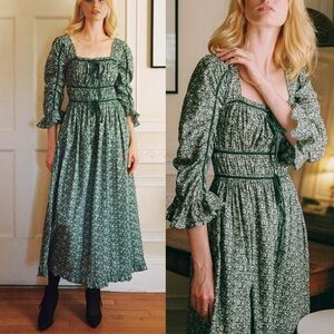 Christy Dawn The Marissa Dress in Lovebird Laurel